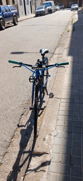 Bicicleta Fixie Azul