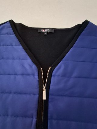 Chaqueta Morgan acolchada cremallera lazo M