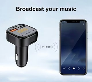 Cargador Bluetooth Coche QC3.0