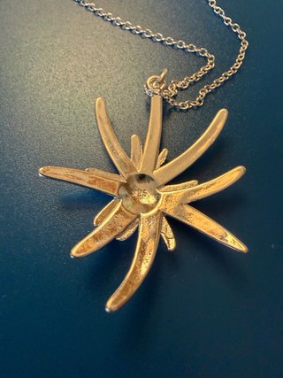 Colgante Estrella Plata y Oro