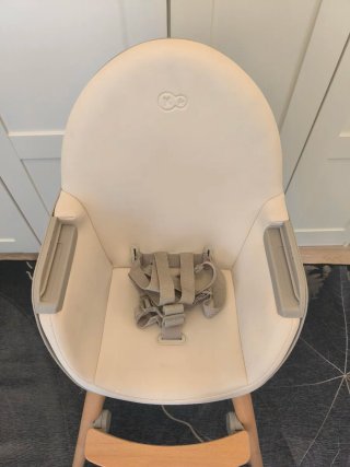 Trona bebé color beige 2 en 1