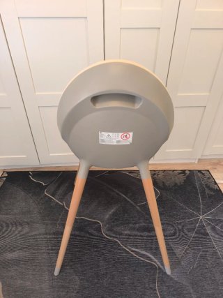 Trona bebé color beige 2 en 1