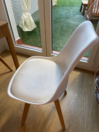Sillas comedor blancas (pack 4)