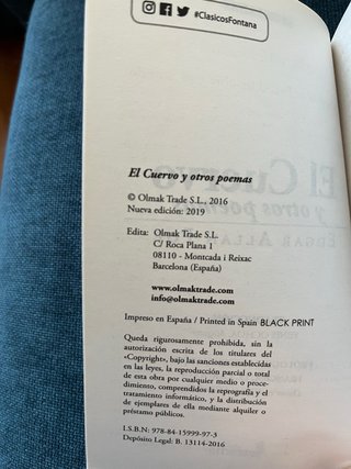 El cuervo y otros poemas