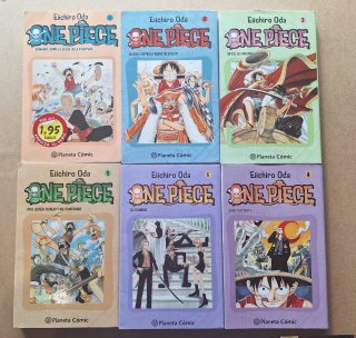 Tomos de ONE PIECE del 1-11
