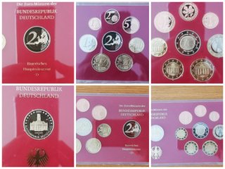 Alemania 2009 5 series euro proof  A-D-F-G-J