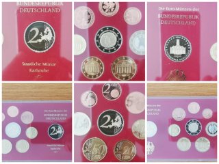 Alemania 2009 5 series euro proof  A-D-F-G-J