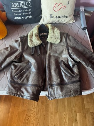 Chaqueta Schott NYC Aviador Exclusiva Marrón