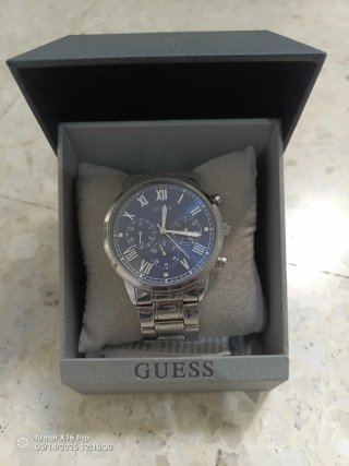Reloj Guess Azul y Plateado
