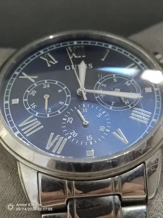 Reloj Guess Azul y Plateado