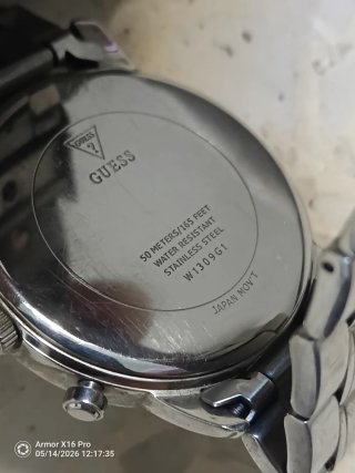Reloj Guess Azul y Plateado