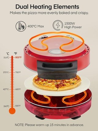 Horno Eléctrico de Pizza NUEVO
