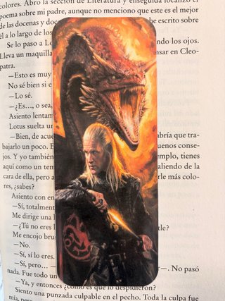 Marcapáginas Daemon y Caraxes La Casa del Dragón