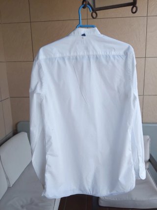 Camisa Massimo Dutti Blanca Hombre, Algodón