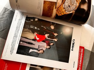 Revista GQ edicion Alemania con portada de BTS.