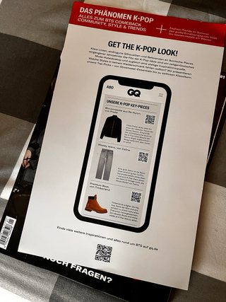 Revista GQ edicion Alemania con portada de BTS.