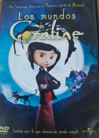 DVD Coraline Los Mundos de Coraline (Español)
