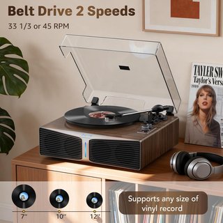 Tocadiscos Nuevo con Altavoz Integrado