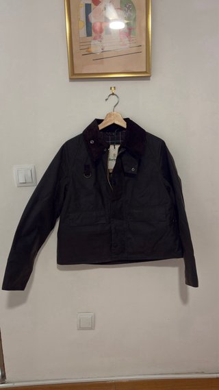 Giubbotto Barbour Spey Wax Verde oliva
