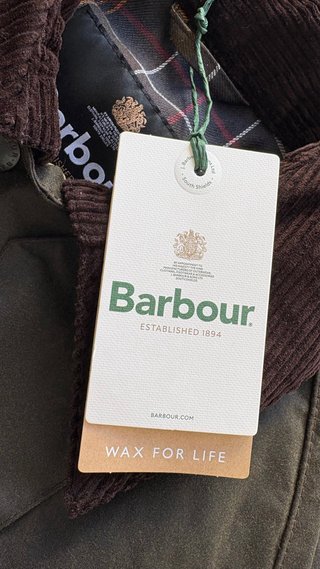 Giubbotto Barbour Spey Wax Verde oliva