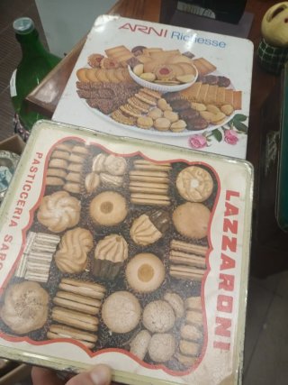 Scatole di latta vintage