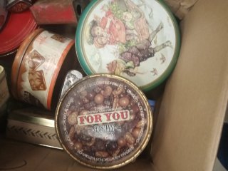 Scatole di latta vintage