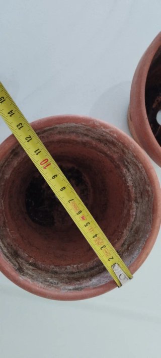 Maceta de cerámica terracota