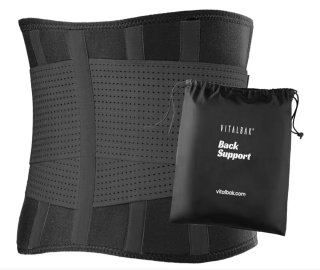 Faja Lumbar VITALBAK Negra sin estrenar