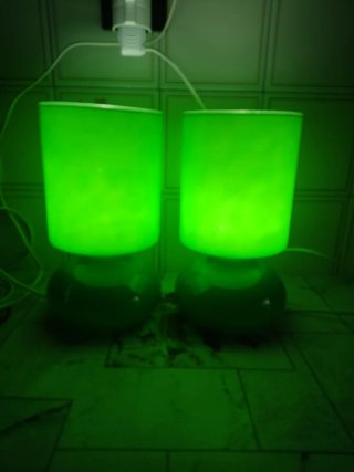 Lámparas Likta Ikea Vintage Verdes