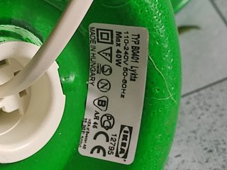 Lámparas Likta Ikea Vintage Verdes