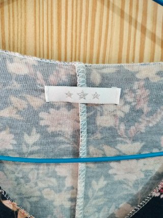 Jersey suave estampado floral talla 44