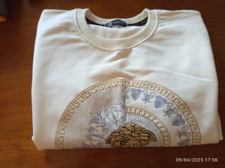 REGALO SUDADERA DE HOMBRE BEIGE, VERSACE.