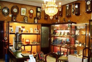 Lote Muebles Caoba Cristal