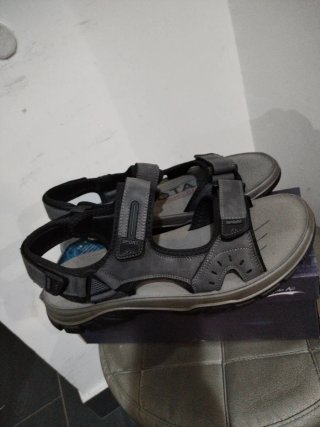 Sandali K-Jota K Uomo Velcro N.44 Grigio