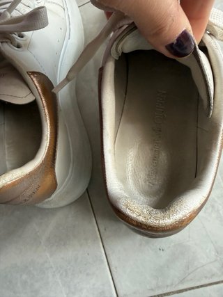 Sneakers Alexander McQueen EU 36 Oro Rosa/Bianco