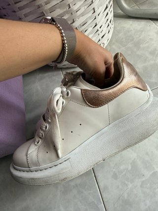 Sneakers Alexander McQueen EU 36 Oro Rosa/Bianco