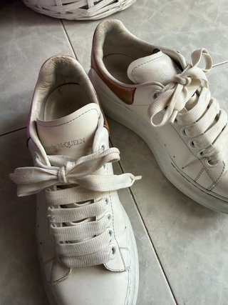 Sneakers Alexander McQueen EU 36 Oro Rosa/Bianco