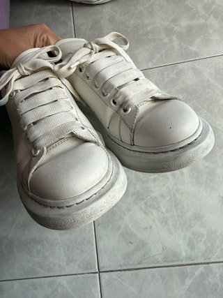 Sneakers Alexander McQueen EU 36 Oro Rosa/Bianco
