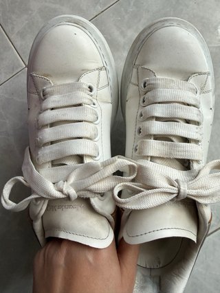Sneakers Alexander McQueen EU 36 Oro Rosa/Bianco