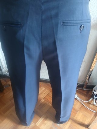 Traje Charles Dastier azul y gris