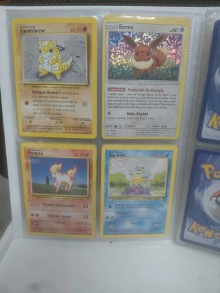 Lote 4 cartas Pokémon clásicos