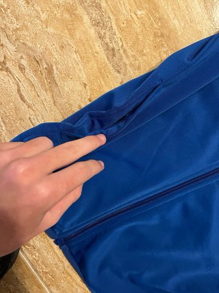 Chaqueta deportiva Adidas azul 13-14 años