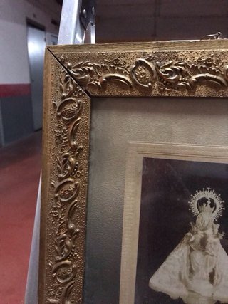 Cuadro Virgen Dorado
