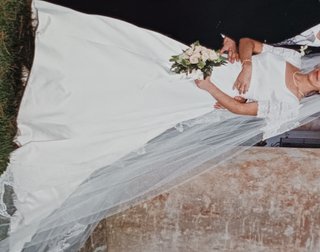 Vestido de Novia Blanco roto