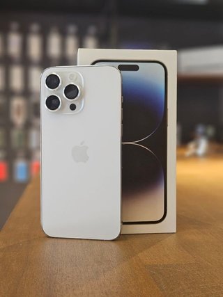 IPHONE 14 PRO MAX 256GB PLATA 96% BAT - 215 CICLOS