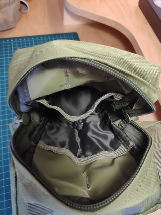 2 pouch,  tacticos- molle en green
