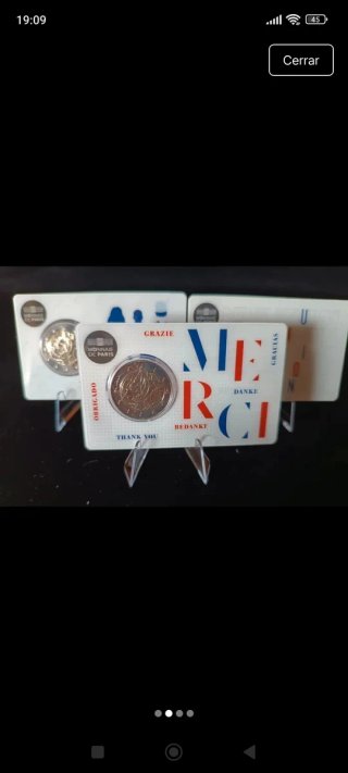 Moneda 2€ Francia 2020 Homenaje Héroes