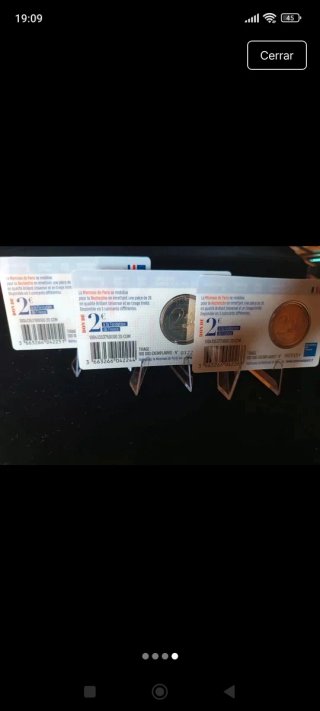 Moneda 2€ Francia 2020 Homenaje Héroes