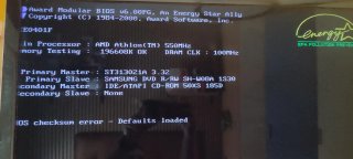 PC Antiguo AMD Athlon K7 Beige