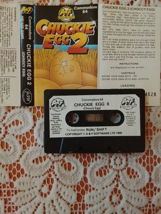 Commodore 64 Chuckie Egg 2 Cassette